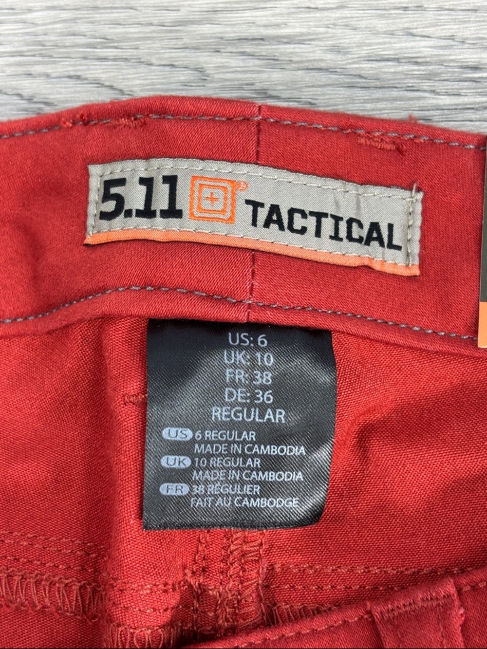 5.11 Tactical Women's Rust Wyldcat Skinny Fit Pants‎ - size 6 NWT - Picture 8 of 10